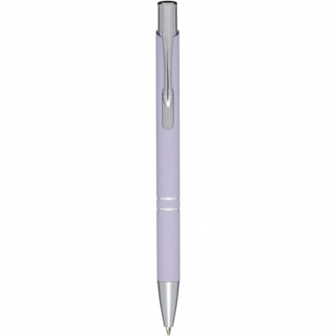 Logo trade promotional gifts image of: Moneta soft touch ballpoint pen